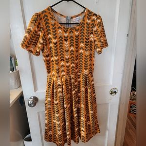Lularoe orange medium Amelia